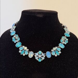 Elegant Blue Gemstone Necklace